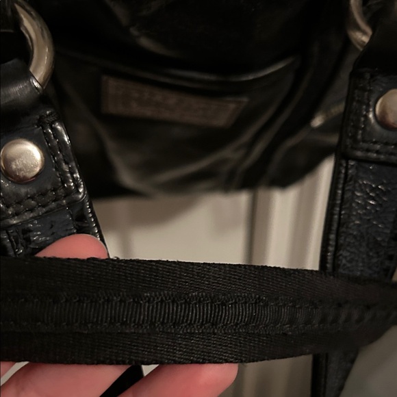 Coach Black Leather Shoulder Bag - Picture 12 of 16